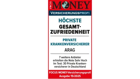 Focus Money Gesamtzufriedenheit PKV 2025