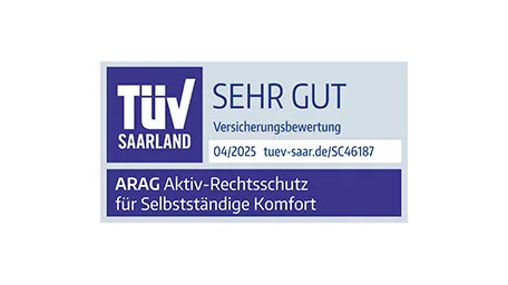 TÜV Saarland Rechtsschutz Selbstständige 2025