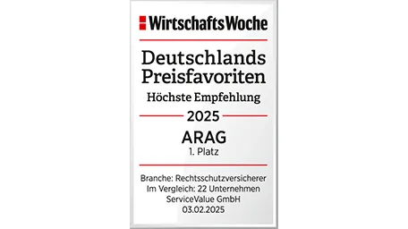 WirtschaftsWoche Rechtsschutz 2025